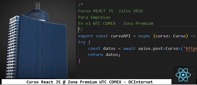 Cursos de REACT en el WTC